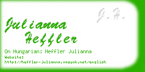 julianna heffler business card